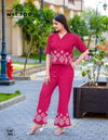 Ruby By Mittoo Cotton Slub Thread Work Co Ord Set Wholesale Price In Surat
